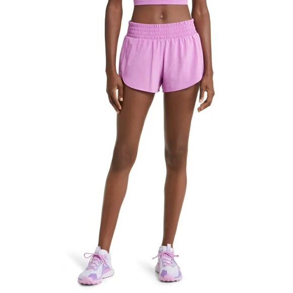 💕ZELLA💕 Altitude Running Shorts ~ Purple Iris Moire Embossed XL NWT - Picture 2 of 13
